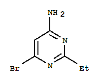(9ci)-6-溴-2-乙基-4-嘧啶胺结构式_811450-27-8结构式