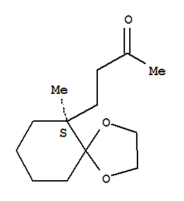(9ci)-4-[(6s)-6-甲基-1,4-二噁螺[4.5]-6-癸基]-2-丁酮结构式_812639-24-0结构式