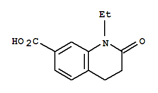 (9ci)-1-乙基-1,2,3,4-四氢-2-氧代-7-喹啉羧酸结构式_813425-19-3结构式