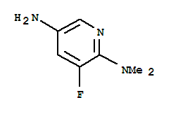  3-氟-n2,n2-二甲基-2,5-吡啶二胺结构式_813425-34-2结构式