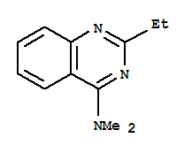 (9ci)-2-乙基-N,N-二甲基-4-喹唑啉胺结构式_815590-77-3结构式