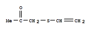 (9ci)-1-(乙烯硫代)-2-丙酮结构式_81715-51-7结构式