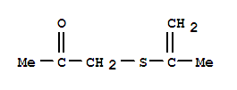 (9ci)-1-[(1-甲基乙烯)硫代]-2-丙酮结构式_81715-52-8结构式