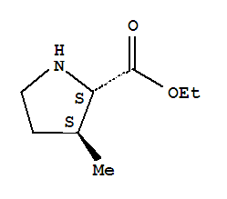 (3s)-(9ci)-3-甲基-L-脯氨酸乙酯结构式_817554-69-1结构式