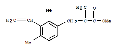 (9ci)-3-乙烯-2,4-二甲基-alpha-亚甲基-苯丙酸甲酯结构式_820965-00-2结构式