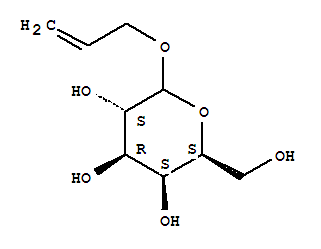 (9ci)-2-丙烯基L-半乳糖吡喃糖苷结构式_821794-45-0结构式