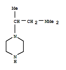 (9ci)-n,n,-bta--三甲基-1-哌嗪乙胺结构式_82516-24-3结构式