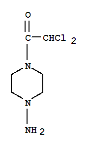 (9ci)-4-(二氯乙酰基)-1-哌嗪胺结构式_82553-17-1结构式