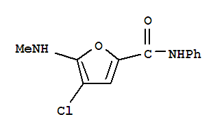 2-Furancarboxamide,4-chloro-5-(methylamino)-n-phenyl- Structure,826991-46-2Structure