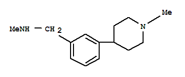 (9ci)-n-甲基-3-(1-甲基-4-哌啶基)-苯甲胺结构式_828243-31-8结构式