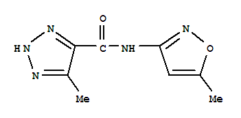 2H-1,2,3-triazole-4-carboxamide,5-methyl-n-(5-methyl-3-isoxazolyl)-(9ci) Structure,828297-94-5Structure