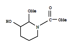 1-Piperidinecarboxylic acid,3-hydroxy-2-methoxy-,methyl ester Structure,828699-57-6Structure