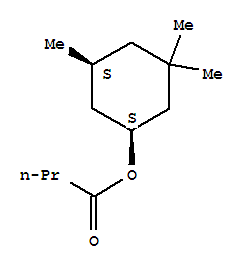 (1R,5r)-3,3,5-trimethylcyclohexyl butyrate Structure,828912-41-0Structure