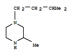 (9ci)-3-甲基-1-(3-甲基丁基)-哌嗪结构式_83547-32-4结构式