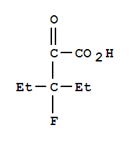 3-乙基-3-氟-2-氧代戊酸结构式_83611-27-2结构式