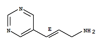 (e)-(9ci)-3-(5-嘧啶)-2-丙烯-1-胺结构式_83665-88-7结构式