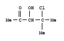 4-氯-3-羟基-4-甲基-2-戊酮结构式_83750-08-7结构式