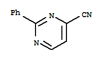 (9ci)-2-苯基-4-嘧啶甲腈结构式_83858-04-2结构式