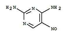 (9ci)-5-亚硝基-2,4-嘧啶二胺结构式_83961-89-1结构式