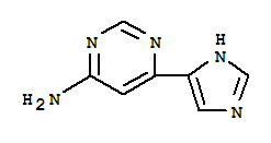 (9CI)-6-(1H-咪唑-4-基)-4-嘧啶胺结构式_840529-38-6结构式
