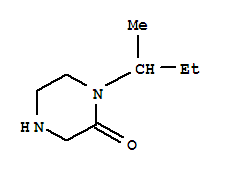 (9CI)-1-(1-甲基丙基)-哌嗪酮结构式_841274-02-0结构式