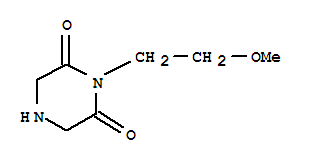 (9CI)-1-(2-甲氧基乙基)-2,6-哌嗪二酮结构式_841274-04-2结构式