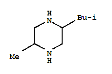 (9ci)-2-甲基-5-(2-甲基丙基)-哌嗪结构式_84477-69-0结构式