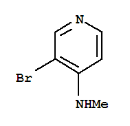 (9ci)-3-溴-n-甲基-4-吡啶胺结构式_84539-38-8结构式