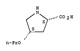 (4s)-(9ci)-4-丙氧基-L-脯氨酸结构式_845658-56-2结构式