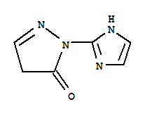 (5CI)-1-(2-咪唑)-2-吡唑-5-酮结构式_845749-94-2结构式