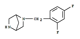 (1S,4S)-(+)-2-(2,4-二氟-苄基)-2,5-二氮杂-双环[2.2.1]庚烷二(三氟甲基乙酸盐)结构式_845866-69-5结构式