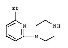 (9CI)-1-(6-乙基-2-吡啶)-哌嗪结构式_846031-97-8结构式
