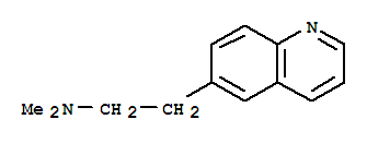 6-Quinolineethanamine,n,n-dimethyl-(9ci) Structure,847248-33-3Structure