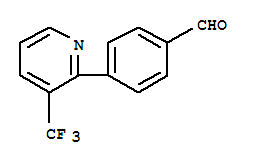 4-(3-(Trifluoromethyl)pyridin-2-yl)benzaldehyde Structure,847446-85-9Structure