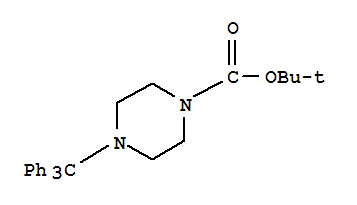 Tert-butyl 4-tritylpiperazine-1-carboxylate Structure,847556-47-2Structure