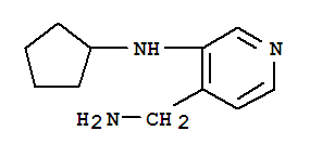 (9ci)-3-(环戊基氨基)-4-吡啶甲胺结构式_847666-34-6结构式