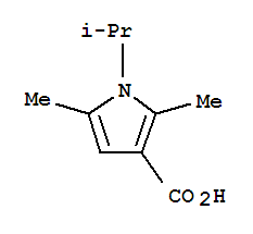 1-Isopropyl-2,5-dimethyl-1h-pyrrole-3-carboxylic acid Structure,847744-27-8Structure