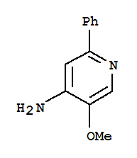 (9CI)-5-甲氧基-2-苯基-4-吡啶胺结构式_848580-36-9结构式