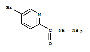 (9ci)-5-溴-2-吡啶羧酸肼结构式_848952-82-9结构式