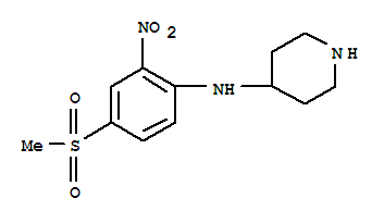 N-[4-(methylsulfonyl)-2-nitrophenyl]piperidin-4-amine Structure,849035-94-5Structure