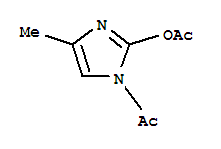1-乙酰基-4-甲基-1H-咪唑-2-基乙酸酯结构式_849454-49-5结构式