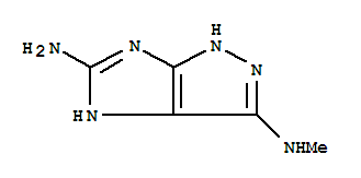 Imidazo[4,5-c]pyrazole-3,5-diamine,1,4-dihydro-n3-methyl-(9ci) Structure,849479-15-8Structure
