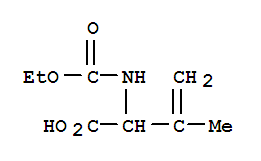 3-Butenoic acid,2-[(ethoxycarbonyl)amino]-3-methyl- Structure,850144-93-3Structure