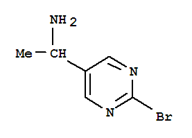 5-Pyrimidinemethanamine,2-bromo--alpha--methyl-(9ci) Structure,850197-59-0Structure