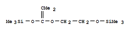 1-(2-Trimethylsiloxyethoxy)-1-trimethylsiloxy-2-methylpropene Structure,85248-36-8Structure
