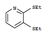 (9CI)-2,3-双(乙基硫代)-吡啶结构式_85330-81-0结构式