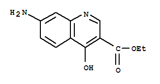 7-氨基-4-羟基-3-喹啉羧酸乙酯结构式_85368-92-9结构式