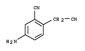 Benzeneacetonitrile,4-amino-2-cyano- Structure,853910-50-6Structure