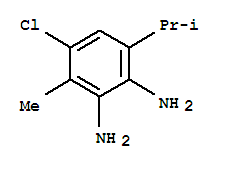 (4CI)-6-氯-2,3-p-异丙基苯二胺结构式_854403-52-4结构式