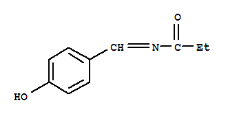 (4CI)-N-p-羟基亚苄基丙酰胺结构式_854677-65-9结构式